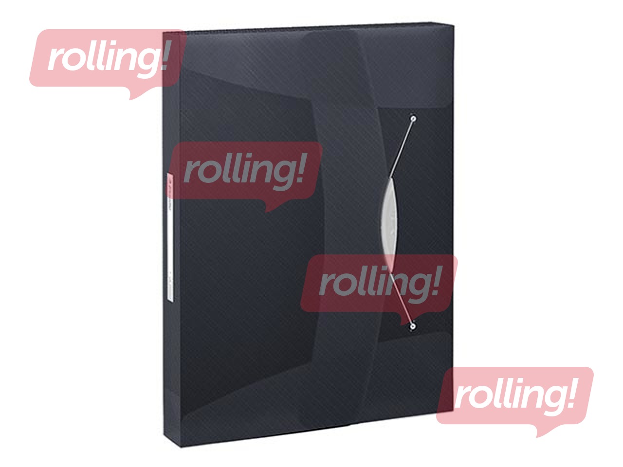 Kummiga karp Esselte Vivida, 4 cm, A4 plast, must