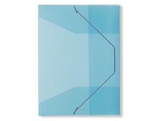 Plastic file with elastic Concorde, A4, blue
