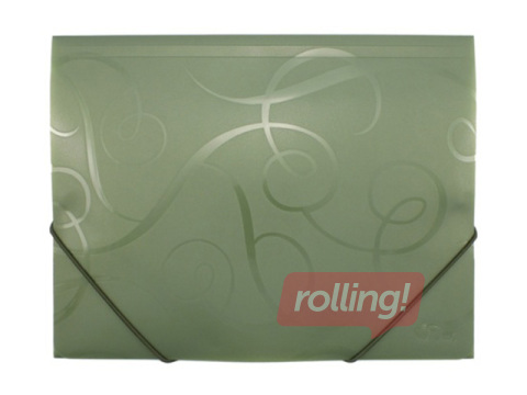 Kummiga mapp Forpus BAROCCO, A4, roheline