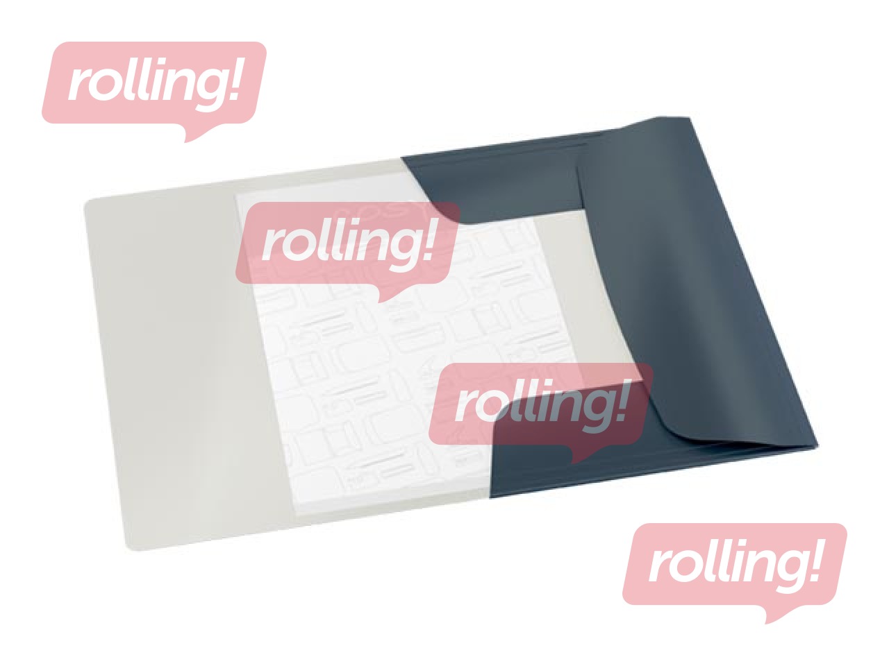 3 klapi ja kummidega kaust Leitz Cozy, A4, papp, hall 