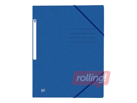 Top File + 3-flap folder Oxford, cardboard, blue