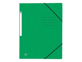 Top File + 3-flap folder Oxford, cardboard, green