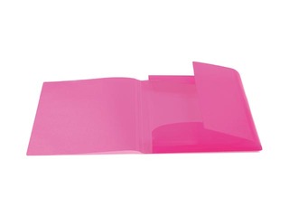 Folder with 3 flaps and rubbers Herma, A4, PP, pink