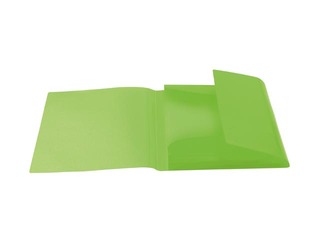 Folder with 3 flaps and rubbers Herma, A4, PP, light green