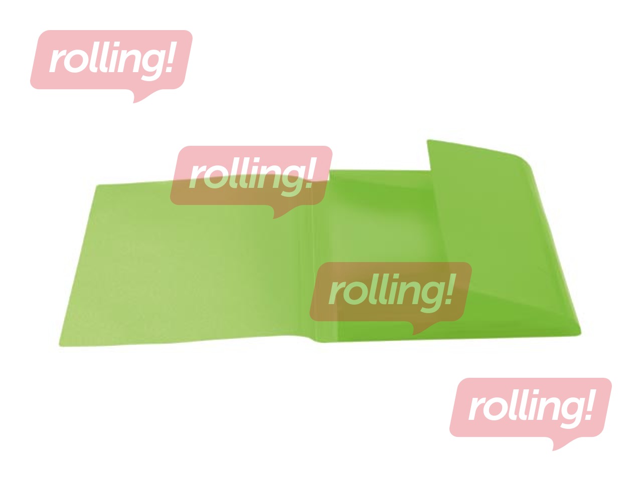 Folder with 3 flaps and rubbers Herma, A4, PP, light green