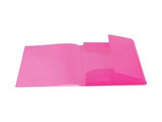 Kummiga ja 3 klapiga kaust Herma, A3, PP, roosa