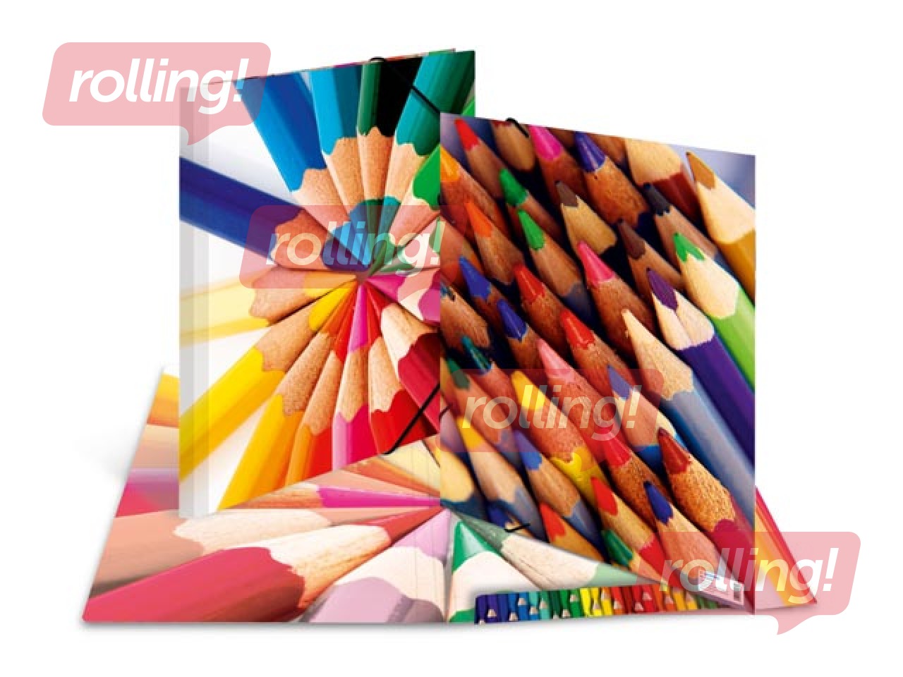 Kummiga kaust A3, kartong