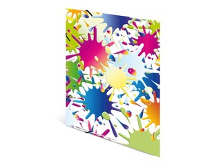 Elasticated folder A3 cardboard silks