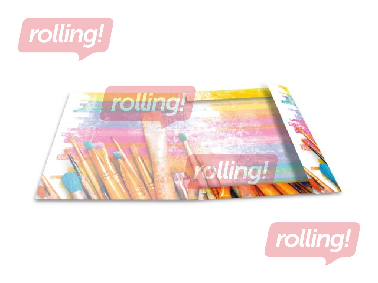 Elasticated folder A3 cardboard silks