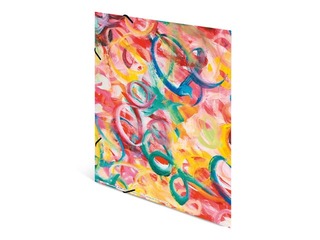 Elasticated folder A3 cardboard silks