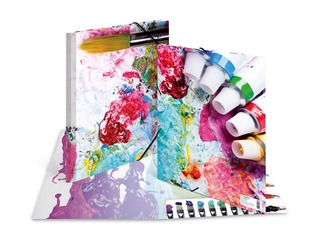 Mape ar gumijām zīmējumu glabāšanai Herma, A4, kartona