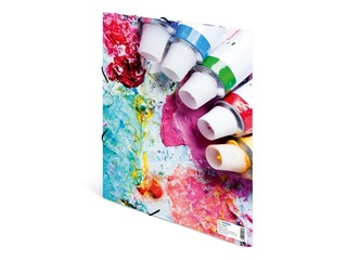 Папка на резинке Herma, A4, картонная