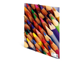 Elasticated folder A4 cardboard silks