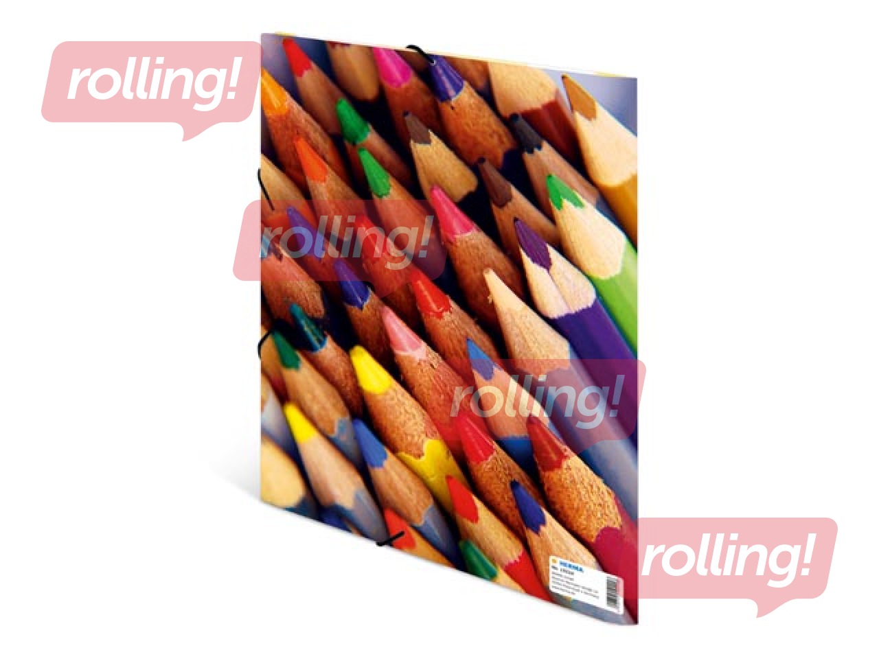 Elasticated folder A4 cardboard silks