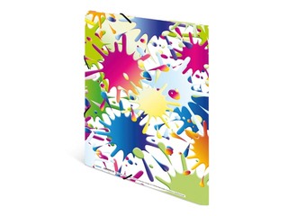 Elasticated folder A4 cardboard silks
