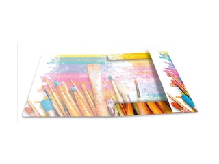 Elasticated folder A4 cardboard silks