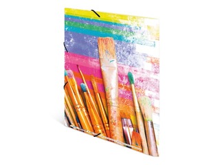 Kummiga kaust A4 ,kartong