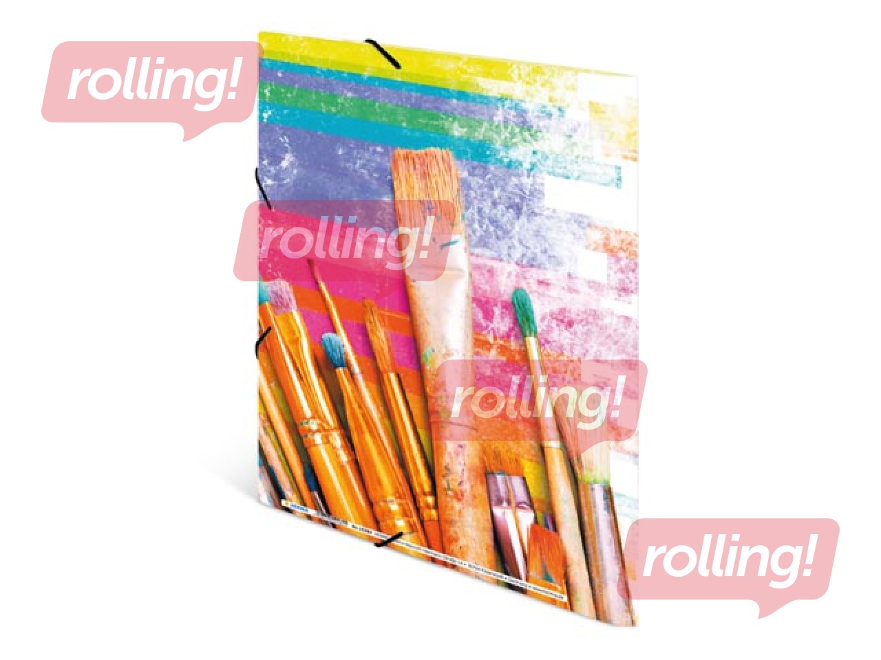 Kummiga kaust A4 ,kartong