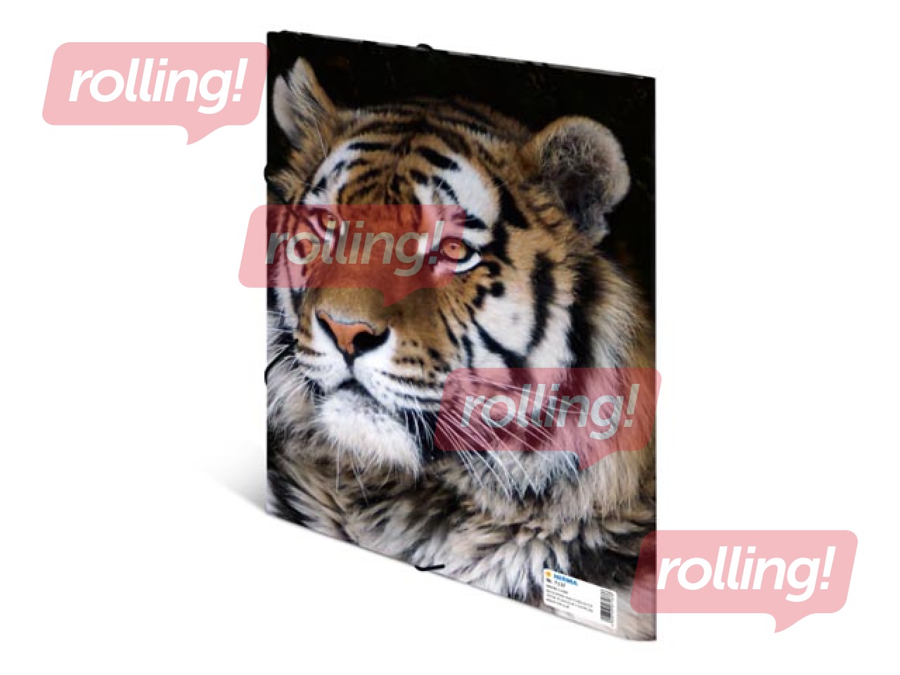 Папка с 3-мя клапанами и резинками Herma, A4, ПП