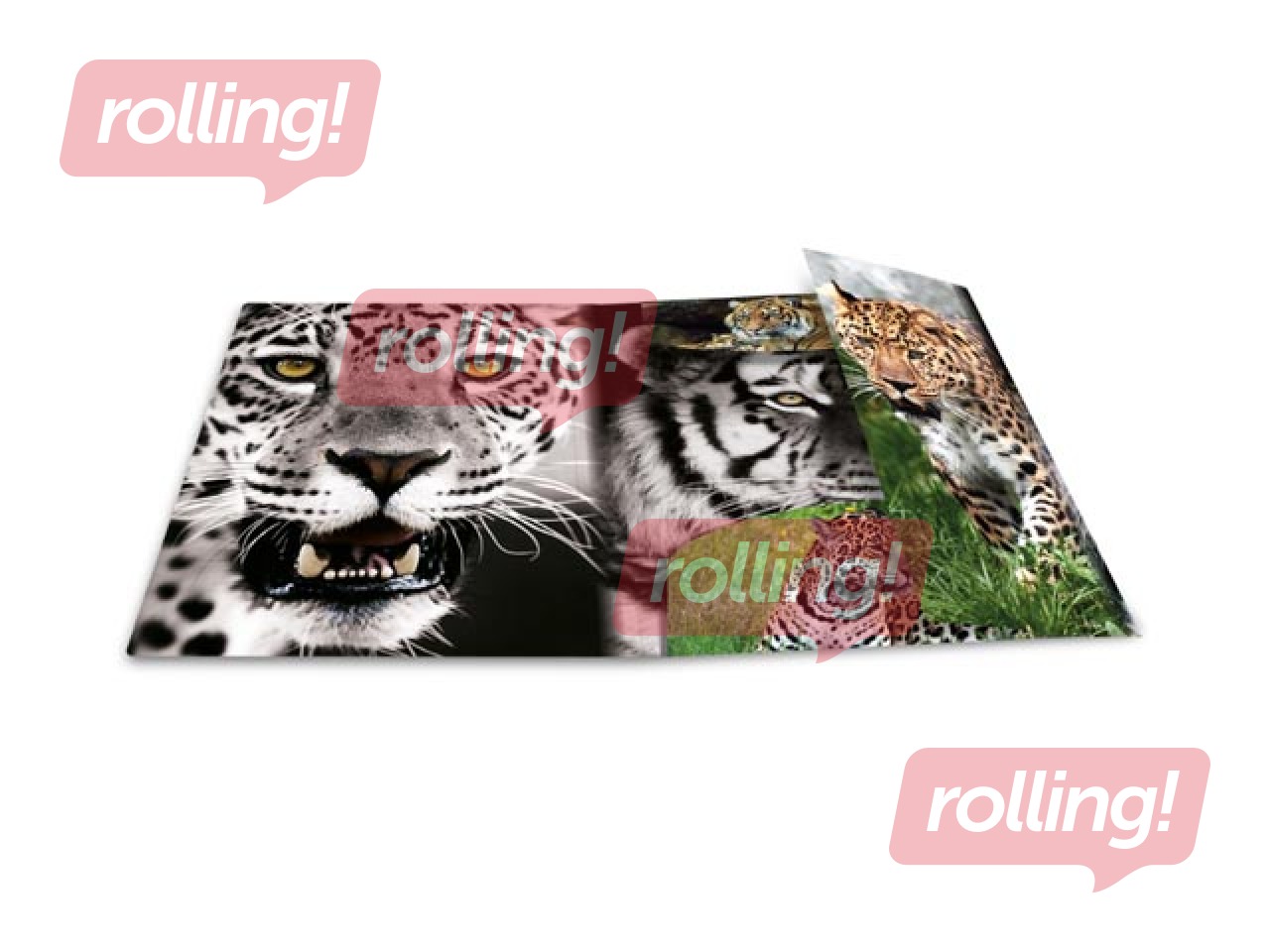 Папка с 3-мя клапанами и резинками Herma, A4, ПП