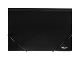 Folder with elastic band Forofis, A4, black, 30mm
