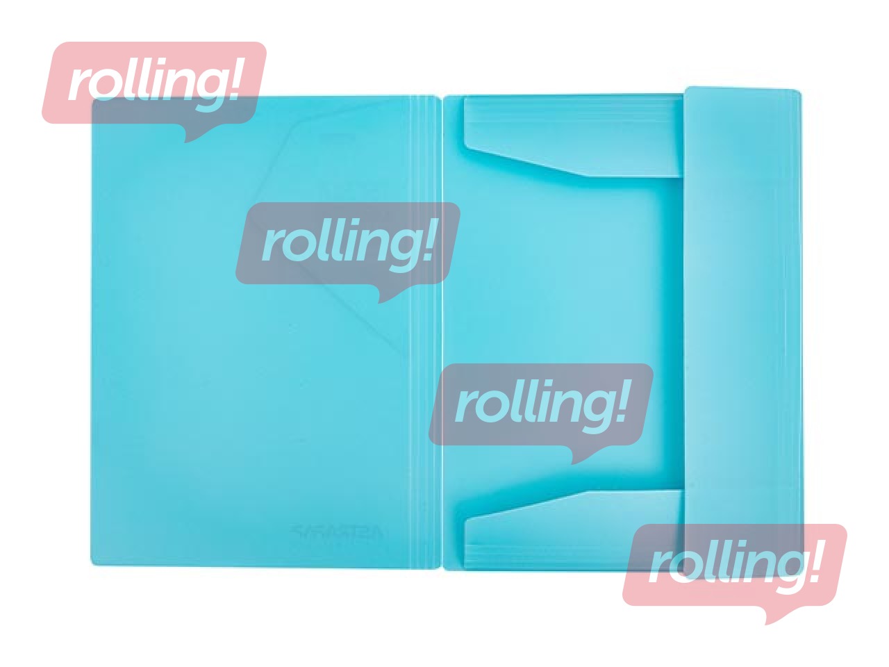 Folder Astra, with 3 tabs and rubber bands, A4, pastel colors