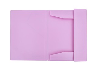 Folder Astra, with 3 tabs and rubber bands, A4, pastel colors