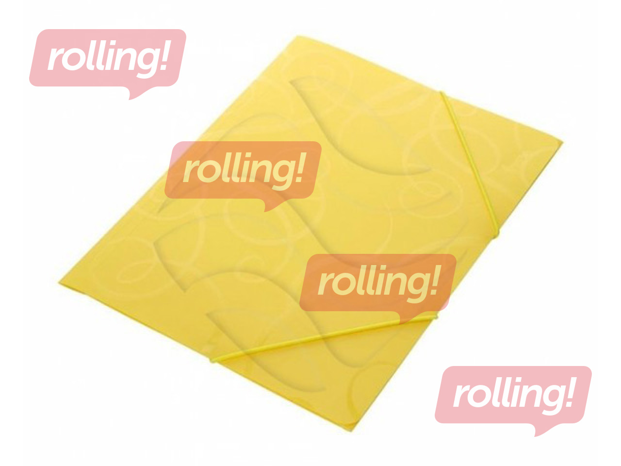 Kummiga mapp Forpus BAROCCO, A4, kollane