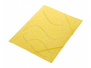 Mape ar gumiju Forpus BAROCCO, A4, dzeltena