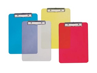 Mape planšete Alco, A4, plastikāta, caurspīdīga dzeltena