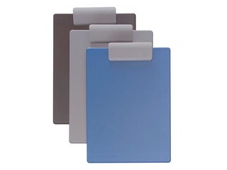 Clip Board with Relocatable Clamp, A4, black