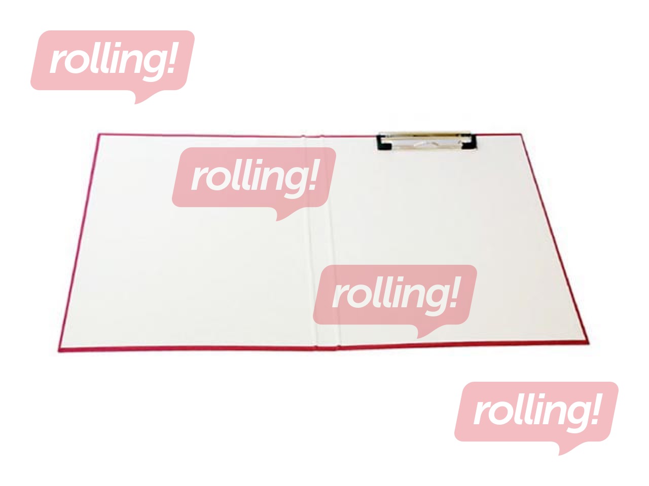 Kirjutusalus kaanega Multi-S, ülaservas surveklamber, A4, bordoopunane