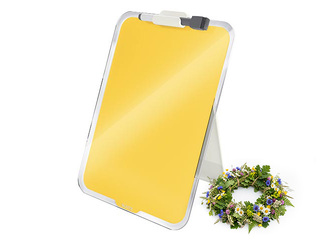 Clipboard Leitz Cosy, A4, glass, yellow + Midsummer gift!
