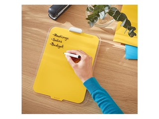 Clipboard Leitz Cosy, A4, glass, yellow
