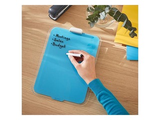 Clipboard Leitz Cosy, A4, glass, blue