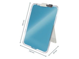 Clipboard Leitz Cosy, A4, glass, blue