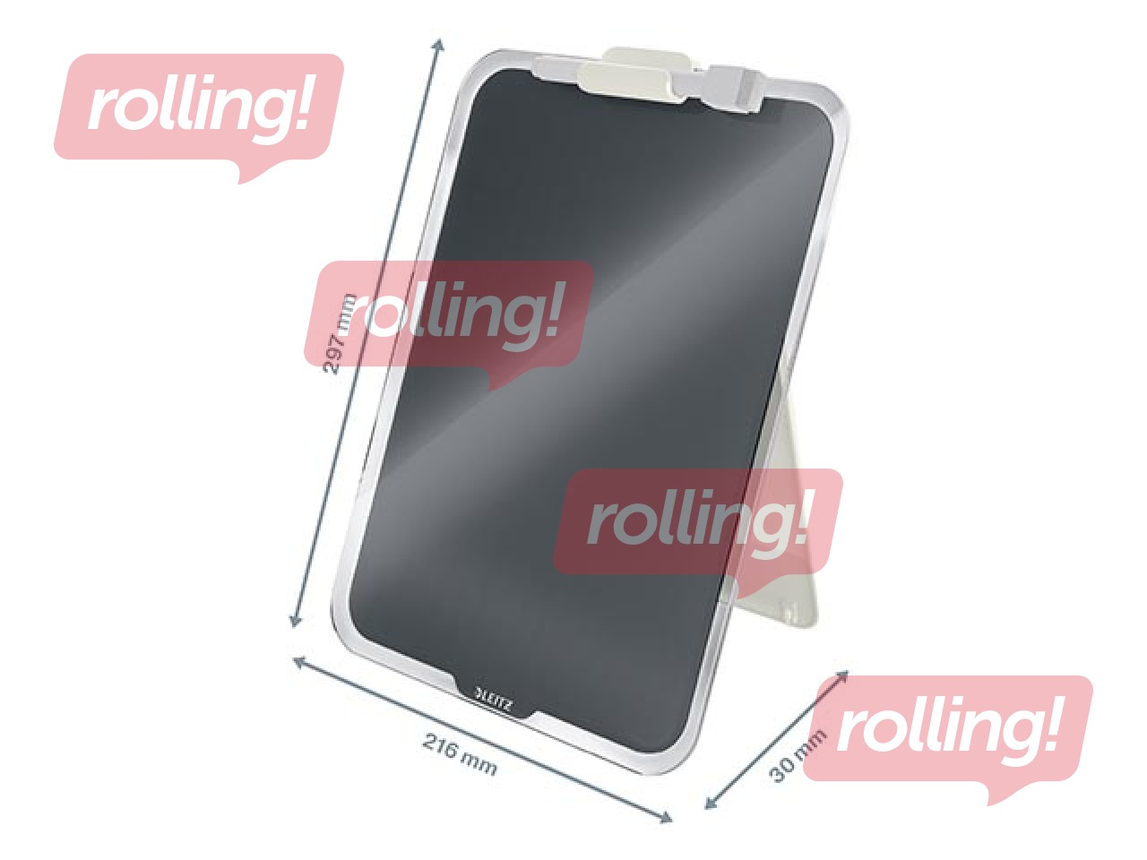 Kirjutusalus Leitz Cosy, A4, klaas, hall