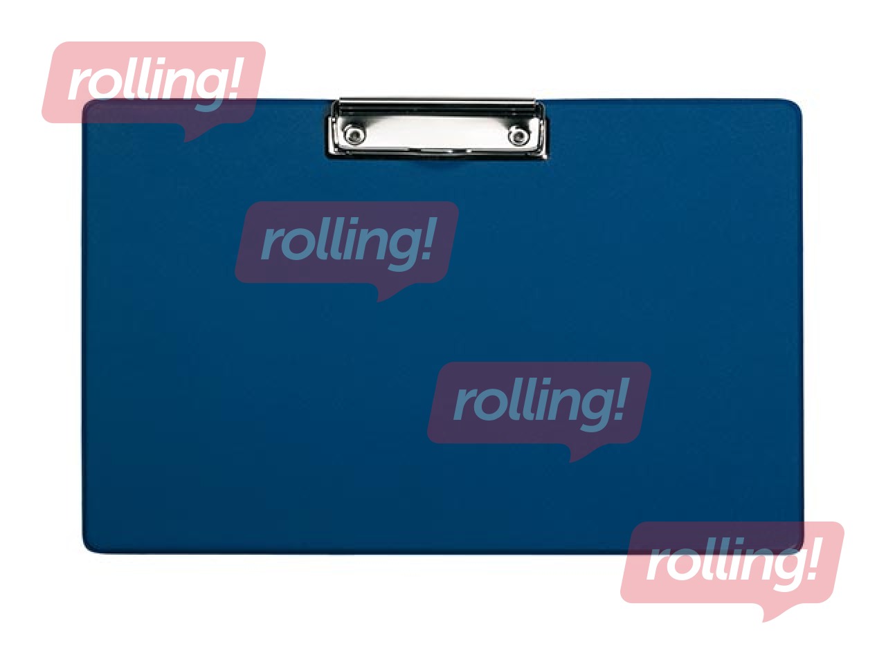 Папка-скрепка Alco, A4, горизонтальная, синяя