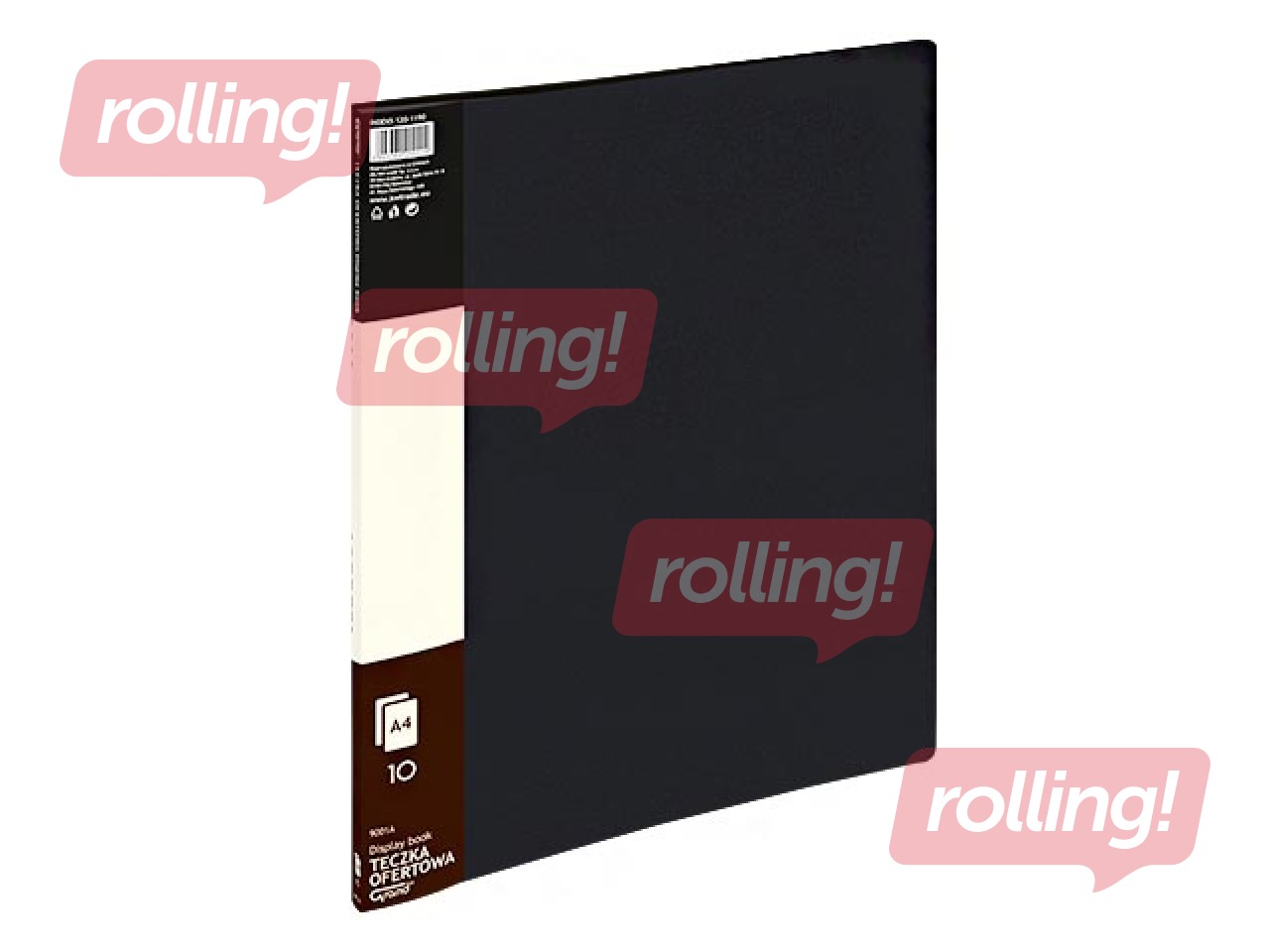 Mapp 10 taskuga Grand, A4, must