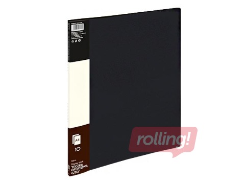 Папка с 10 кармашками Grand, A4, чёрная