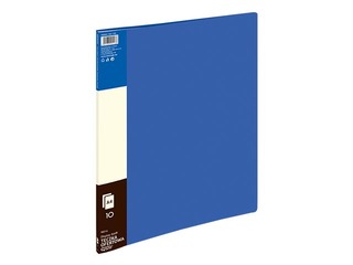 Folder with 10 pockets Grand, A4, blue