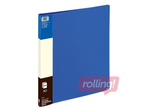Folder with 30 pockets Grand, A4, blue