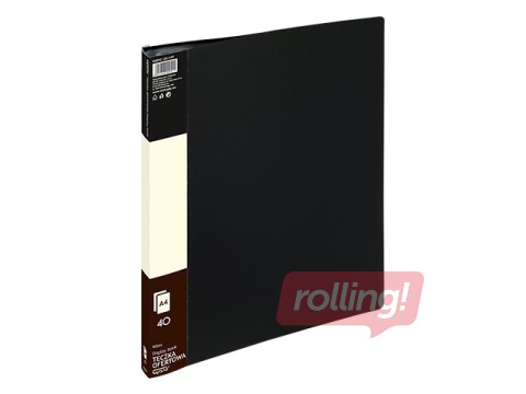 Folder with 40 pockets Grand, A4, black
