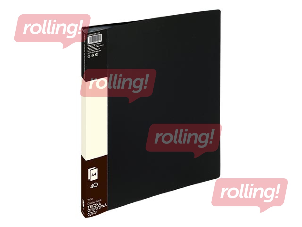 Folder with 40 pockets Grand, A4, black