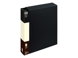 Mape futlārī ar 100 kabatiņām Grand, A4, melna