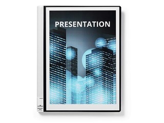 Display book Duralook plus, A4, 20 pockets, black