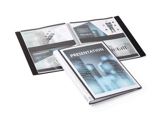 Папка с 20 кармашками Duralook plus, A4, чёрная