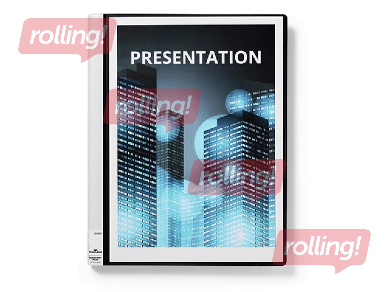 Папка с 20 кармашками Duralook plus, A4, чёрная