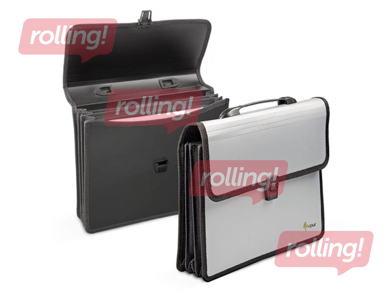 Folder - Portfolio with 3 compartments Forpus, A4, black