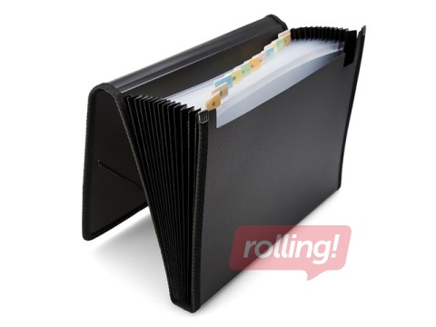 Expanding File folder with 12 pockets Office Point, A4, black